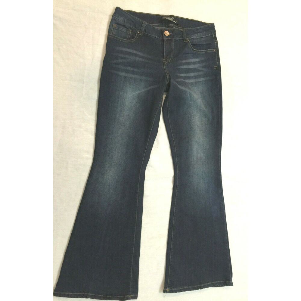 🍇🍇🍇 SUNRISE 51 PREMIUM DENIM COLLECTION WOMENS FLARE JEANS SIZE 7 🍇🍇🍇